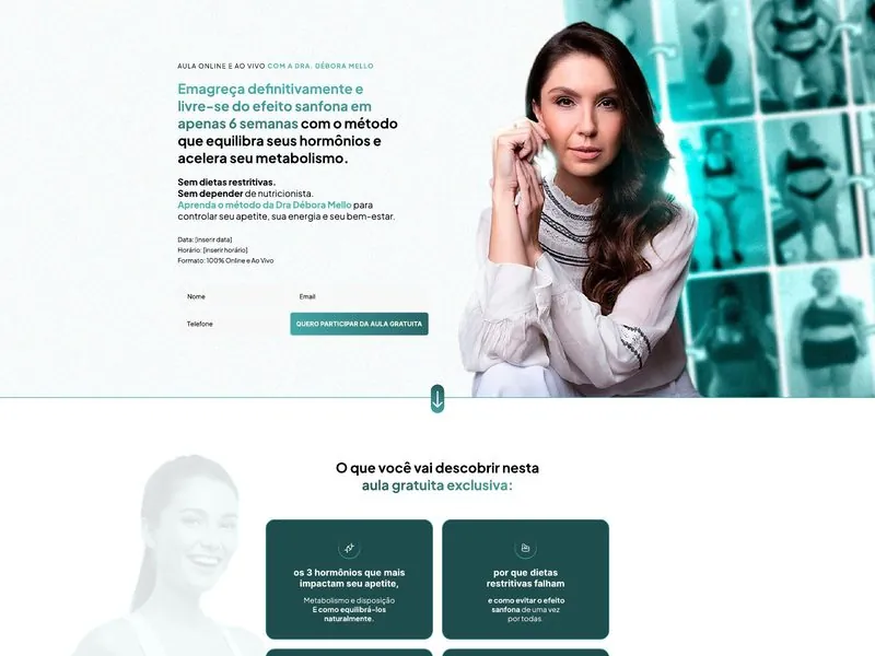 Site para médica com design estratégico - Dra. Débora Mello Vol. 2 | FliperArtz