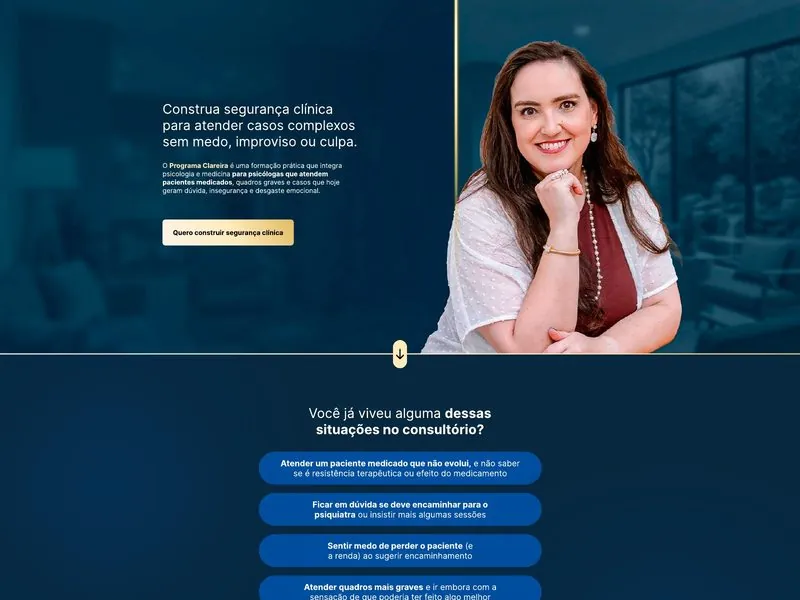 Web design para profissional de saúde - Dra. Flávia | FliperArtz